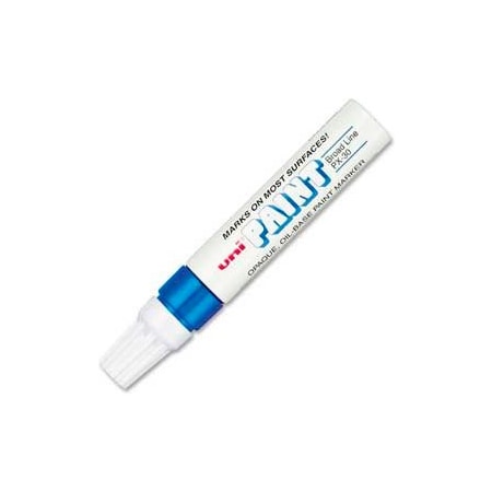 Sanford Sanford Uni Paint Marker, Oil-Based, Broad, Blue Ink 63733